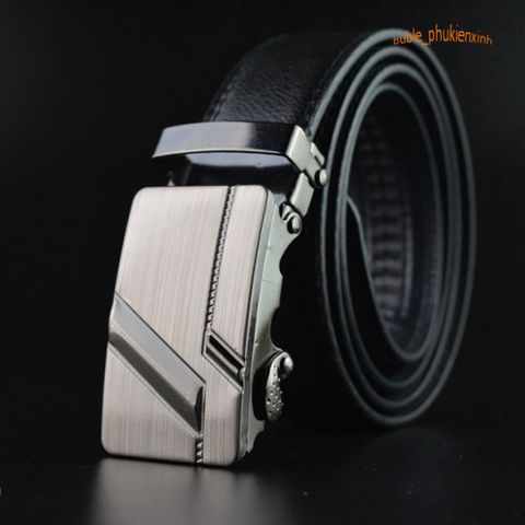 Thắt Lưng Da Nam Cao Cấp 2VX - Khóa Tự Động Sang Trọng, Bền Đẹp, Phụ Kiện Thời Trang Lịch Lãm Cho Đàn Ông