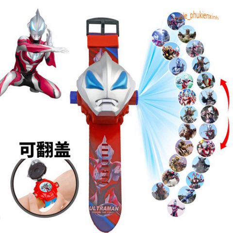Đồng Hồ Đeo Tay 3D Ironman Marvel Avengers - Chiếu Hình Nhân Vật Hoạt Hình Dành Cho Bé - Đồ Chơi An Toàn Cho Trẻ Em