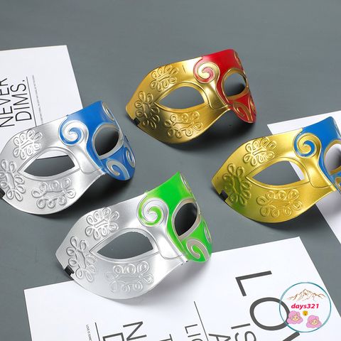 Mặt Nạ Nhựa Ren Dạ Hội Sang Trọng - Phụ Kiện Tiệc Prom, Vũ Hội Hóa Trang Huyền Bí, Nhiều Màu Sắc Thời Trang