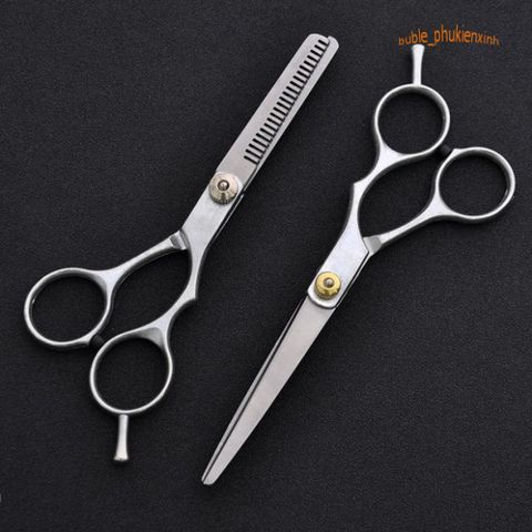Bộ Kéo Cắt Và Tỉa Tóc Chuyên Nghiệp Thép Không Gỉ - Dụng Cụ Làm Tóc Cao Cấp cho Salon và Gia Đình
