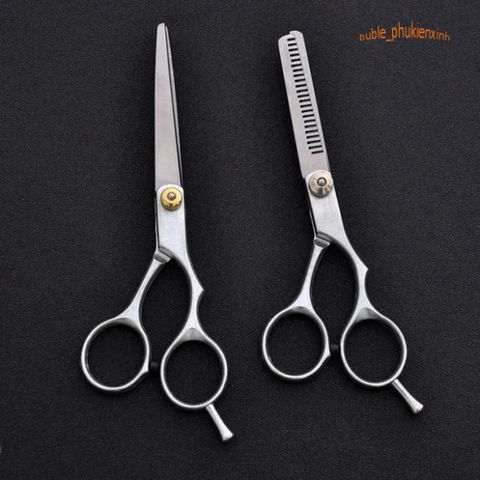 Bộ Kéo Cắt Và Tỉa Tóc Chuyên Nghiệp Thép Không Gỉ - Dụng Cụ Làm Tóc Cao Cấp cho Salon và Gia Đình