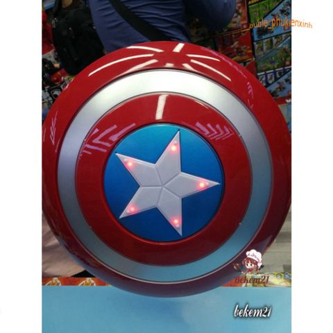 Bộ Trang Phục Hóa Trang Captain America - Siêu Anh Hùng Avengers Dành Cho Trẻ Em, Gồm Áo Choàng, Mặt Nạ, Găng Tay Và Đĩa Bắn