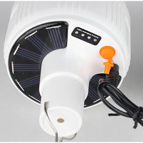 Bóng Đèn LED Năng Lượng Mặt Trời 120W Có Điều Khiển Từ Xa - Chiếu Sáng Tiết Kiệm Năng Lượng Cho Ngoài Trời Và Dã Ngoại