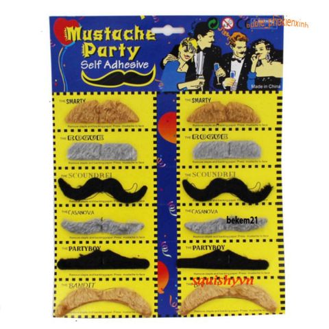 Bộ Râu Giả Dài Cho Nam - Phụ Kiện Hóa Trang Độc Đáo Cho Halloween, Tiệc Sinh Nhật, Cosplay và Biểu Diễn Sân Khấu