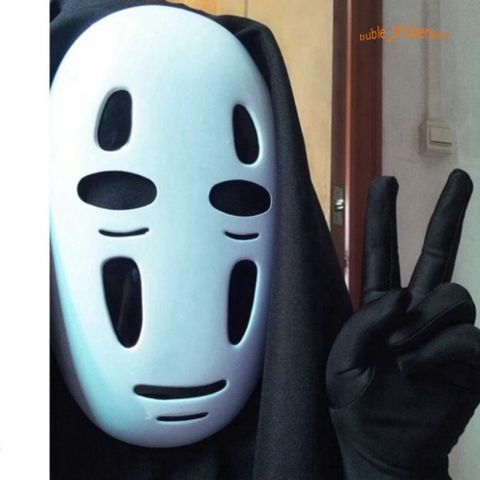 Mặt Nạ Cosplay Nhân Vật Vô Diện Halloween - Phụ Kiện Hóa Trang Độc Đáo Cho Lễ Hội Thêm Kỳ Bí