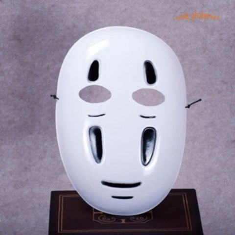 Mặt Nạ Cosplay Nhân Vật Vô Diện Halloween - Phụ Kiện Hóa Trang Độc Đáo Cho Lễ Hội Thêm Kỳ Bí