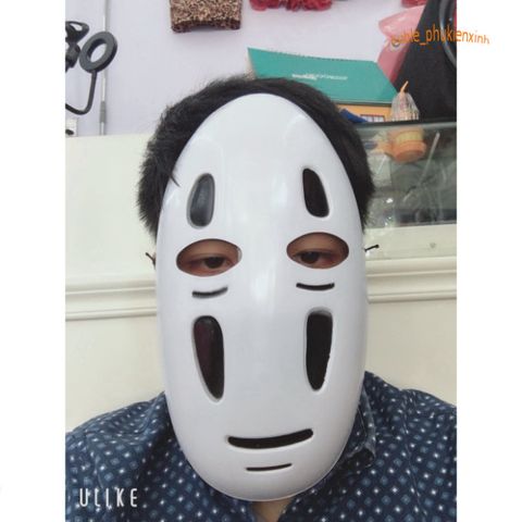 Mặt Nạ Cosplay Nhân Vật Vô Diện Halloween - Phụ Kiện Hóa Trang Độc Đáo Cho Lễ Hội Thêm Kỳ Bí