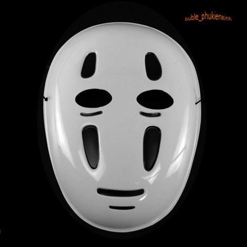 Mặt Nạ Cosplay Nhân Vật Vô Diện Halloween - Phụ Kiện Hóa Trang Độc Đáo Cho Lễ Hội Thêm Kỳ Bí