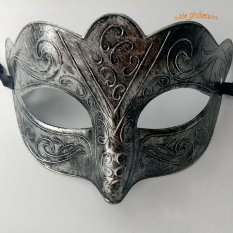 Mặt Nạ Ren Đồng Che Mắt Thời Trang Halloween - Phụ Kiện Tiệc Tùng Dành Cho Nữ, Độc Đáo, Nhiều Màu Sắc, Thiết Kế Venetian