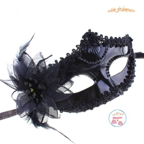 Mặt Nạ Dazzling Đính Kim Cương Giả và Lông Vũ - Phụ Kiện Sang Trọng Cho Tiệc Cưới và Biểu Diễn Nghệ Thuật