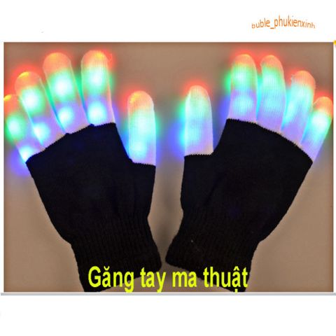 Găng Tay LED Phát Sáng Độc Đáo 3 Chế Độ - Phụ Kiện Thú Vị Cho Tiệc, Hòa Nhạc, Biểu Diễn Nghệ Thuật Đường Phố