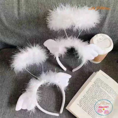 Bộ Phụ Kiện Thiên Thần Cho Bé - Cánh Thiên Thần, Băng Đô và Gậy Hóa Trang Dễ Thương Cho Các Dịp Lễ Hội và Tiệc Tùng