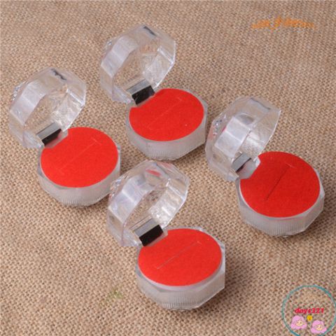 Khay Đựng Nhẫn Tròn Acrylic Sang Trọng - Vật Trưng Bày Thời Thượng Cho Bàn Trang Điểm, Đồ Trang Sức Thú Vị