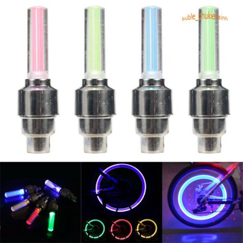 Đèn LED Kích Hoạt Chuyển Động Gắn Van Bánh Xe Đạp, Xe Máy, Ô Tô - An Toàn và Thời Trang Ban Đêm, Nhiều Màu Sắc Tùy Chọn