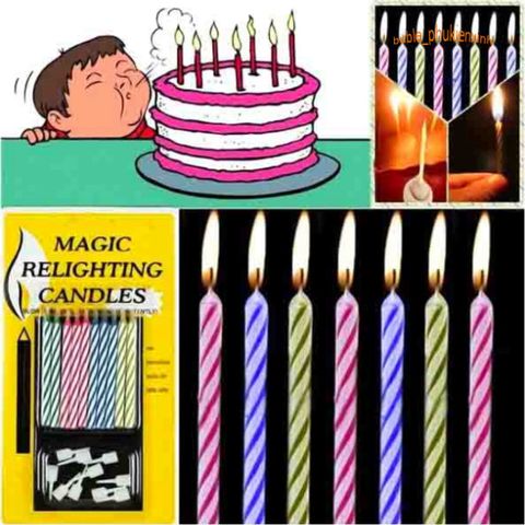Bộ 10 Nến Không Tắt Cá Tháng 4 - Nến Thổi Vui Nhộn Chơi Troll Giúp Bữa Tiệc Thú Vị Hơn, Quà Tặng Độc Đáo Cho Dịp Lễ Hội
