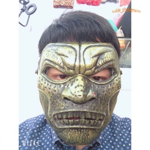 Mặt Nạ Chiến Binh Cổ Điển Sparta 300 - Phụ Kiện Halloween Hóa Trang Cho Người Yêu Thích Phim Chiến Tranh Cổ Điển