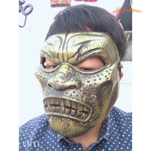 Mặt Nạ Chiến Binh Cổ Điển Sparta 300 - Phụ Kiện Halloween Hóa Trang Cho Người Yêu Thích Phim Chiến Tranh Cổ Điển