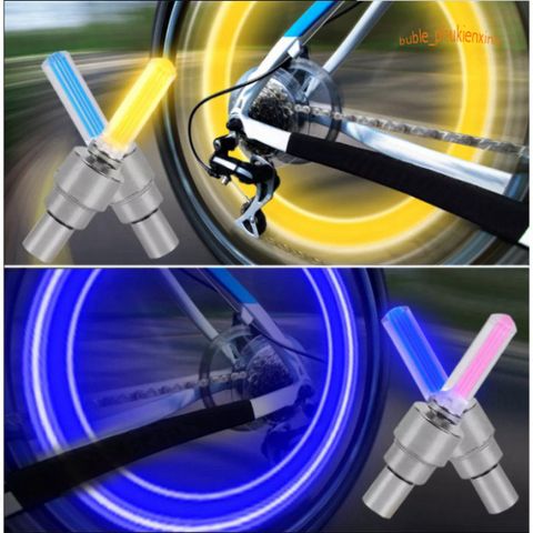 Đèn LED Gắn Van Bánh Xe Hình Đầu Lâu - Tiết Kiệm Pin và Thông Minh Cho Xe Đạp, Xe Hơi - Phụ Kiện Độc Đáo, Ấn Tượng
