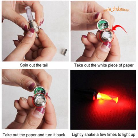 Đèn LED Gắn Van Bánh Xe Hình Đầu Lâu - Tiết Kiệm Pin và Thông Minh Cho Xe Đạp, Xe Hơi - Phụ Kiện Độc Đáo, Ấn Tượng
