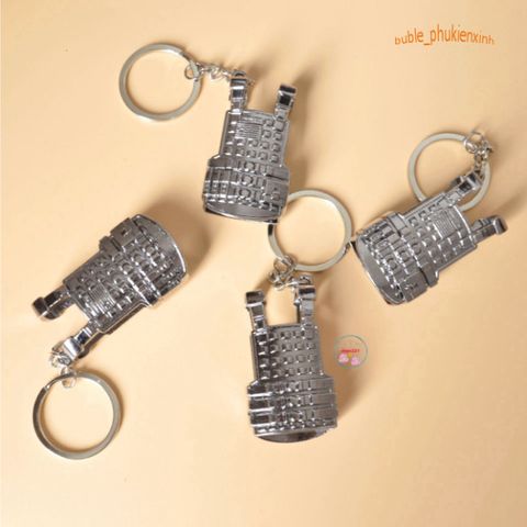 Móc Khóa PUBG Chất Liệu Kim Loại - Bộ Sưu Tập Súng AWM, AKM, M416 & Phụ Kiện Game Bắn Súng Độc Đáo Cho Fan Hâm Mộ