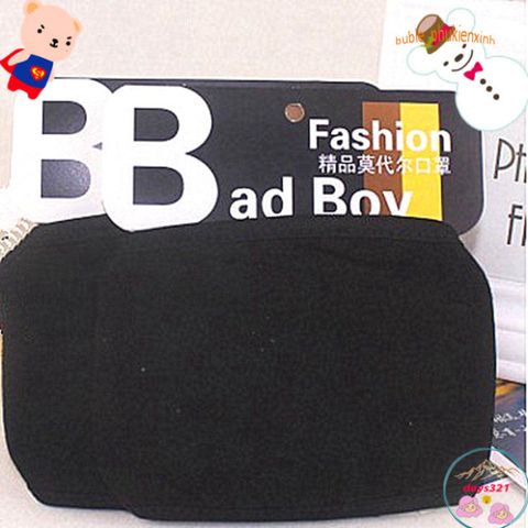 Khẩu Trang Vải Dệt Kim TUTO5 Menswear - Kháng Khuẩn 2 Lớp, Tái Sử Dụng, Thoáng Khí, Màu Trắng/Đen - Bảo Vệ Sức Khỏe Hàng Ngày