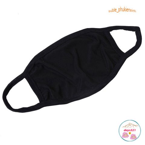 Khẩu Trang Vải Dệt Kim TUTO5 Menswear - Kháng Khuẩn 2 Lớp, Tái Sử Dụng, Thoáng Khí, Màu Trắng/Đen - Bảo Vệ Sức Khỏe Hàng Ngày