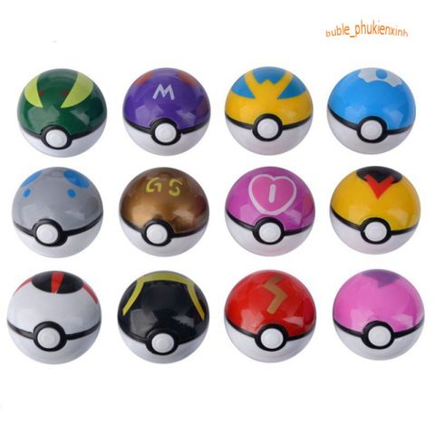 Hộp 8 Bóng Quả Cầu Pokemon Pikachu - Đồ Chơi Giáo Dục Cho Trẻ Em, Phát Triển Trí Tưởng Tượng và Kỹ Năng Xã Hội.