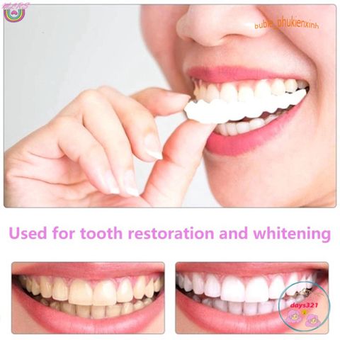 Răng Giả Tạm Thời Thông Minh - Bộ Nụ Cười Mới Che Khuyết Điểm, Thay Thế Kinh Tế Niềng Răng Cho Ngày Của Cha & Mẹ