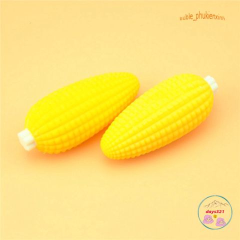 Đồ Chơi Bắp Ngô Nửa Khúc Squishy - Mềm Mại, Dễ Thương Giảm Stress, Bóp Tay Ngộ Nghĩnh Phù Hợp Mọi Lứa Tuổi.