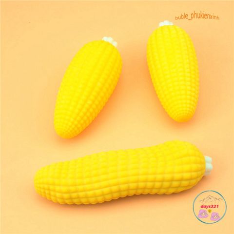 Đồ Chơi Bắp Ngô Nửa Khúc Squishy - Mềm Mại, Dễ Thương Giảm Stress, Bóp Tay Ngộ Nghĩnh Phù Hợp Mọi Lứa Tuổi.