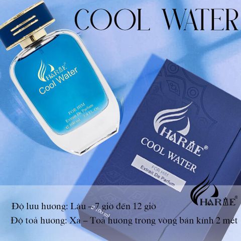 Nước Hoa Nam Charme Cool Water 100ML - Mùi Hương Tươi Mát, Thanh Lịch và Quyến Rũ Hương Biển Đại Dương