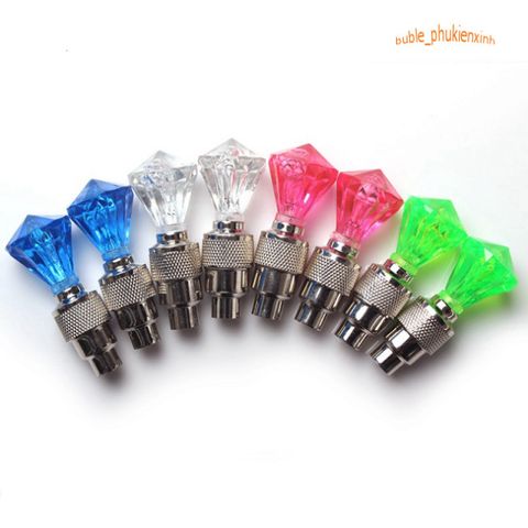 Nắp Đậy Van Xe Đạp LED Phát Sáng 7 Màu - Tạo Hiệu Ứng Ánh Sáng Độc Đáo Khi Di Chuyển Ban Đêm, Tăng Cường An Toàn và Thẩm Mỹ