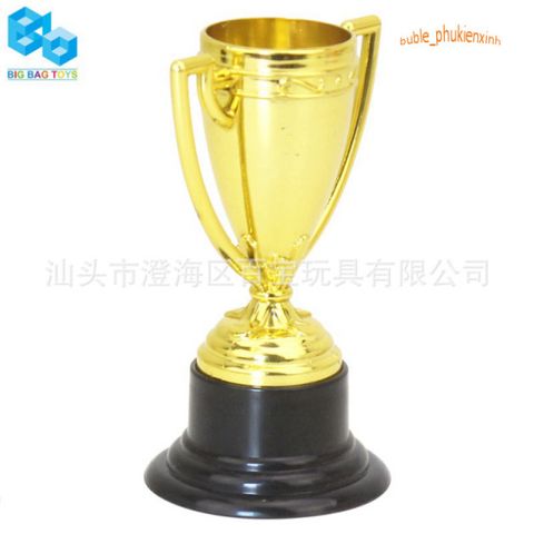Cúp Vàng Thể Thao Bóng Đá Nhựa Dành Cho Trẻ Em - Giải Thưởng Thú Vị Cho Cuộc Thi Thể Thao và Đồ Chơi Phát Triển Kỹ Năng