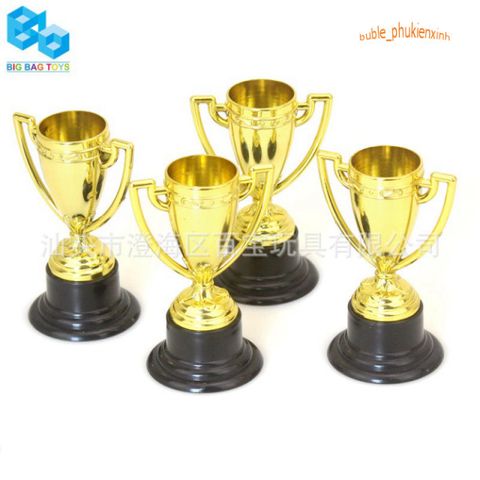 Cúp Vàng Thể Thao Bóng Đá Nhựa Dành Cho Trẻ Em - Giải Thưởng Thú Vị Cho Cuộc Thi Thể Thao và Đồ Chơi Phát Triển Kỹ Năng