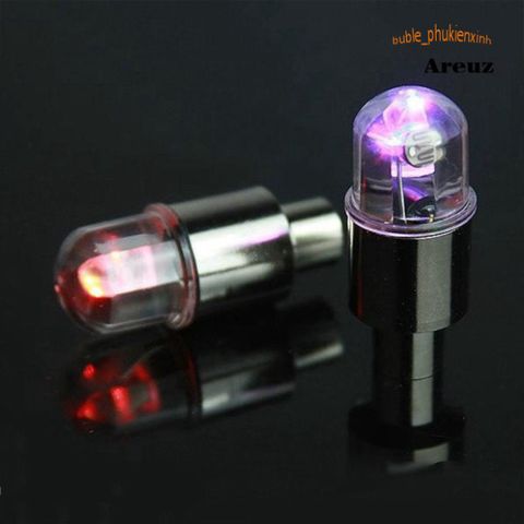 Đèn LED Cảm Biến Rung Gắn Nắp Van Bánh Xe Đạp 7 Màu Sáng - Phụ Kiện Thời Trang Độc Đáo Cho Xe Đạp và Ô Tô
