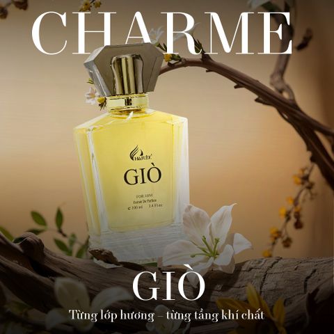 Nước Hoa Nam Charme Giò 80ML/100ML - Hương Biển Tươi Mát, Đẳng Cấp, Lưu Hương Lâu, Extrait De Parfum, Quà Tặng Nam Hấp Dẫn