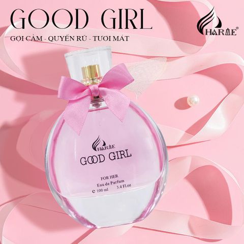Nước hoa nữ Charme Good Girl 100ML - Hương Ngọt Ngào, Quyến Rũ Từ Hạnh Nhân và Hoa Nhài - Quà Tặng Sang Trọng cho Phái Nữ