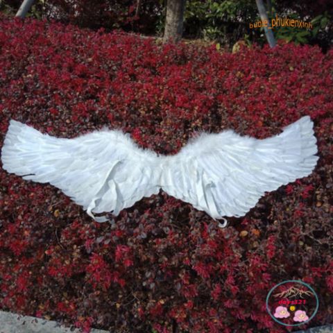 Cánh Thiên Thần Cosplay Màu Trắng Đen Đỏ - Phụ Kiện Hóa Trang Tiệc Tùng Cho Trẻ Em Và Người Lớn