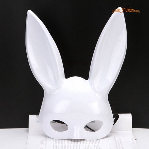 Mặt Nạ Thỏ BUNNY Tai Dài - Phụ Kiện Hóa Trang Quyến Rũ Cho Tiệc Halloween, Trung Thu và Lễ Hội