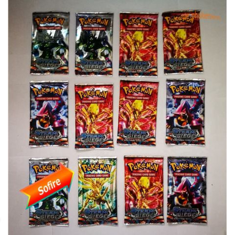 Hộp 324 Thẻ Bài Pokémon TCG XGOX - Bộ Sưu Tập 36 Túi Nhỏ Đầy Đủ Dành Cho Người Chơi Yêu Thích Thẻ Bài Pokémon