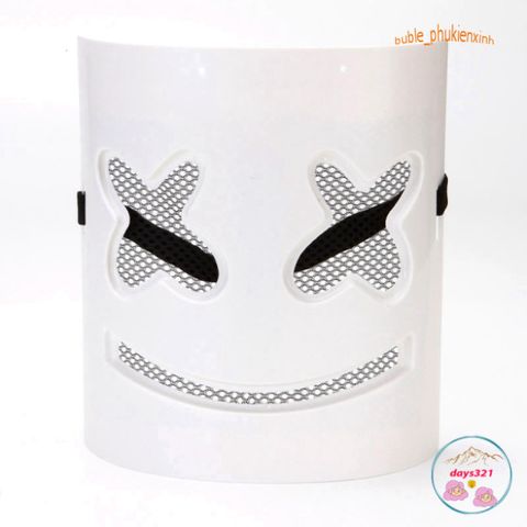 Mặt Nạ Hóa Trang DJ Marshmello Mello Hacker - Phụ Kiện Độc Đáo Cho Tiệc Halloween & Sự Kiện Đặc Biệt