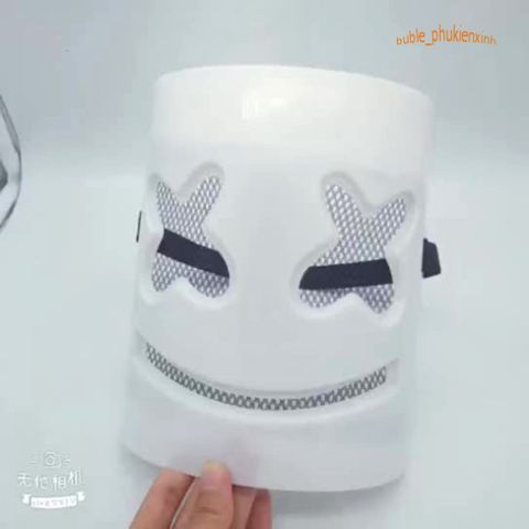 Mặt Nạ Hóa Trang DJ Marshmello Mello Hacker - Phụ Kiện Độc Đáo Cho Tiệc Halloween & Sự Kiện Đặc Biệt