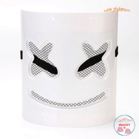 Mặt Nạ Hóa Trang DJ Marshmello Mello Hacker - Phụ Kiện Độc Đáo Cho Tiệc Halloween & Sự Kiện Đặc Biệt