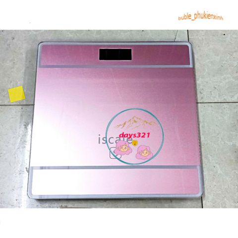 Cân Điện Tử Thông Minh ISCALE 180kg - Thiết Kế Sang Trọng, Màn Hình LCD Rõ Nét, Đo Trọng Lượng và Nhiệt Độ, Dễ Dàng Sử Dụng