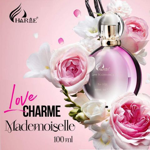 Nước hoa nữ Charme Love Mademoiselle 100ML - Hương thơm quyến rũ, sang trọng cho phái đẹp - Phong cách tươi trẻ, nữ tính