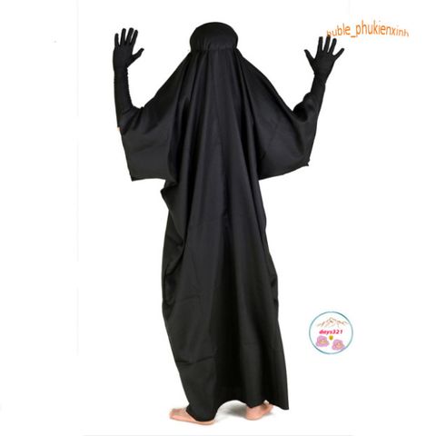 Bộ trang phục Hóa Trang Kaonashi từ Spirited Away - Áo choàng và mặt nạ Cosplay cho trẻ em và người lớn, Độc Đáo cho Bữa Tiệc Hóa Trang
