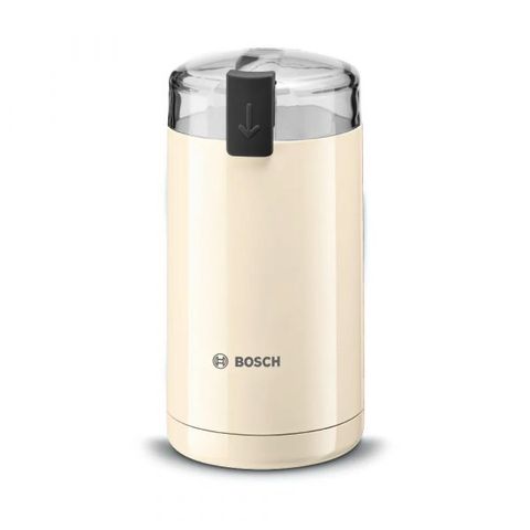 Máy Xay Cà Phê Cầm Tay Bosch TSM6A017C Màu Kem - Xay 75g Hạt Cà Phê Trong 30 Giây, Lưỡi Dao Thép Không Gỉ, Công Suất 180W