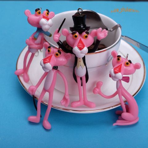 Móc Khóa Hình Pink Panther Dễ Thương - Trang Trí Phụ Kiện Thời Trang, Quà Tặng Đáng Yêu Cho Ngày Trẻ Em và Sinh Nhật