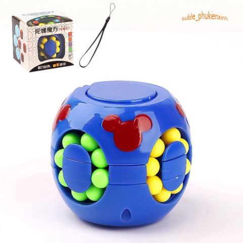 Cubo Hạt Đậu Rubik Spinner - Đồ Chơi Trí Tuệ Xả Stress cho Trẻ Em - Phát Triển Tư Duy Sáng Tạo, Đồ Chơi Giáo Dục An Toàn