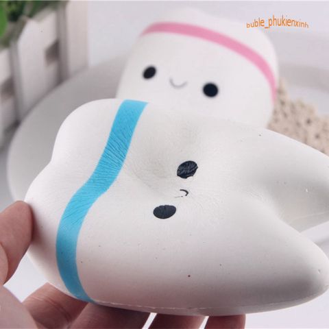 Squishy Jumbo Hình Cái Răng - Đồ Chơi Xốp Giảm Stress Dễ Thương Cho Trẻ Em, An Toàn, Đàn Hồi, Quà Tặng Tuyệt Vời